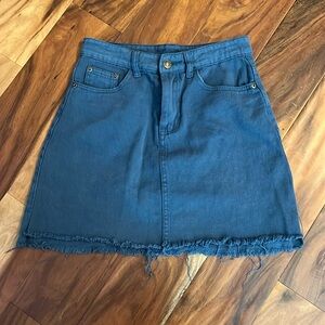 Mi Ami blue skirt, small EUC